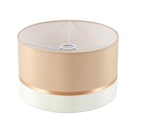 Abat-Jours À Deux Couleurs 40cm Beige Pour Lampes De Table suspension de Sol Pour Salon Chambre, E27 & E14 Max 60W Par Stella & Mag Creative