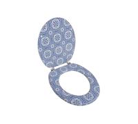 Abatant de WC avec couvercle design porcelaine