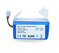 Abatinvo 14.4V 3000mAh D071-INR-CH-4S1P Batterie compatible avec Liectroux C30B/C30B 2D Proscenic NEO 830P/NEO 820P, Blaupunkt BPK-VCBB1XB, Midea M4, V-tac VT-5555 VT-5556 Robot Aspirateur