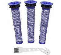 Abatinvo Lot de 3 pré-filtres compatibles avec aspirateurs sans fil Dyson V6 V7 V8 DC58 DC59 DC61DC62 Absolute Animal, compatible avec P/N 965661-01