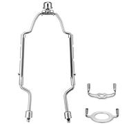 Abatjour réglable de 20,3 cm, 22,9 cm, 25,4 cm, comprend un support de harpe, une selle et un culot de lumière E26, un adaptateur UNO et un embout de lampe sphérique, convertisseur de lampe de harpe