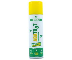 ABATOUT - Laque Anti-mouches - Traitement Préventif et Curatif - 250 ml | Aide à éliminer les invasions de mouches - protection durable jusqu'à 8 mois - idéal pour un usage intérieur