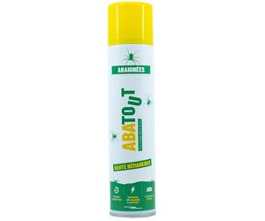 ABATOUT - Répulsif Anti-Araignées - Traitement préventif et curatif spécial intérieur - Inodore après application - Foudroyant et Persistant jusqu'à 8 mois - 300 ml