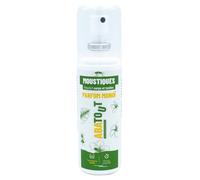 ABATOUT - Répulsif moustiques - Corps et Textiles - Senteur monoï - 80 ML | Protection pour enfants et adultes - formule sans effet gras - application sur la peau et les vêtements