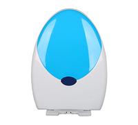 Abattant de toilette allongé à fermeture silencieuse, couvercle en plastique durable et indémontable avec réducteur de toilettes intégré, utilisable à la maison, à la crèche, à l'hôtel, à l'hôpital,