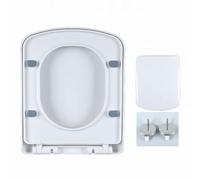 Abattant de Toilette Multifonction Silencieux en polypropylène rectangulaire épais 450 x 350 mm