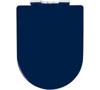 Abattant de toilette robuste à fermeture douce avec libération rapide, charnières ergonomiques réglables, design familial, disponible en 6 couleurs pour salles de bains modernes, orange