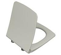 Abattant de toilette VitrA Metropole Slim 122-420R009 avec mécanisme de fermeture amortie et fixation rapide, amovible, taupe mat