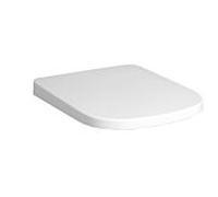 Abattant de toilettes AqvaZone AqvaCeramica 031994500 à bords souples, avec mécanisme de fermeture amortie, blanc