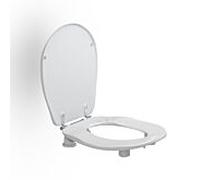 Abattant de toilettes Pressalit Ergosit R20000 avec couvercle, surélevé de 50 mm, blanc
