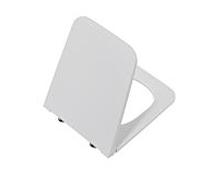 Abattant de toilettes VitrA Equal 119-003R009 39,4 x 47,3 cm, charnières en acier inoxydable, blanc, avec mécanisme de fermeture amortie