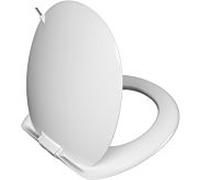Abattant de toilettes VitrA Istanbul 166-003-109 blanc, sans éclairage LED, avec mécanisme de fermeture amortie et charnières en plastique.