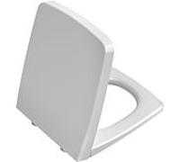 Vitra Metropole WC siège 90-003-401 blanc , charnières en acier inoxydable, sans fermeture automatique