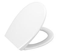 Abattant de toilettes VitrA S20 84-003-401 35,5 x 45 cm, blanc, charnières en acier inoxydable, amovible, sans mécanisme de fermeture amortie