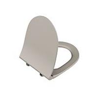 Abattant de toilettes VitrA Slim Sento 120-420R009 36,5 x 45 cm, avec mécanisme de fermeture amortie et fixation rapide, taupe mat