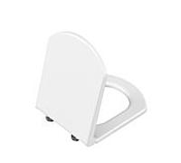 Abattant de toilettes VitrA Valarte 124-003R009 35,5 x 43,3 x 45 cm, blanc brillant, avec mécanisme de fermeture amortie et fixation rapide.