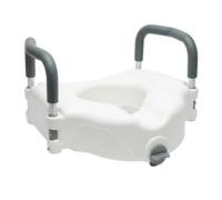 Abattant de WC avec accoudoirs universels, réglable, support pour personnes âgées, handicapées et femmes enceintes, hauteur 11 cm