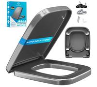 Abattant de WC avec frein de chute - KESSER - Soft-Close - Quick-Release - Antibactérien - Duroplast - Montage facile