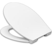 Abattant de WC avec système d'abaissement automatique Revo 2.0 - Couvercle de toilette - Fermeture douce BottomFix FastFix