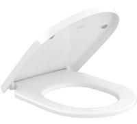 Villeroy & Boch Subway 3.0 - Abattant WC charnières en acier inoxydable blanc