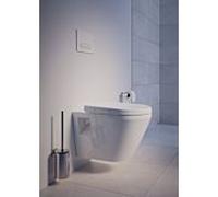 Abattant de WC VitrA Integra 108-003R409 36 x 44,5 cm, fixation par le haut, blanc, avec mécanisme de fermeture amortie et fixation rapide.
