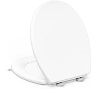 Abattant de YEAUPE PRO avec système d'abaissement automatique - Résistant aux UV - Avec fonction de dégagement rapide - Charge : 150 kg - Urea-Duroplast - Blanc - 44,6 x 37,2 x 5,2 cm