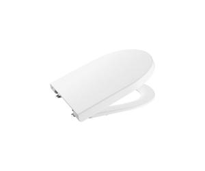 Abattant double laqué avec frein de chute Blanc The GAP Round - ROCA A801D12001