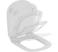 Ideal Standard - Abattant WC Tempo T679901 - Descente amortie, Duroplast blanc brillant