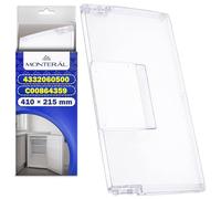 Abattant pour Compartiment Supérieur du Congelateur Armoire 410 x 215 mm avec Code D'origine 4332060500 C00864359 pour Beko pour Arçelik - Garantie de 10 Ans - MONTERAL