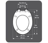 ABATTANT PRESTO CARBONE - THERMODUR