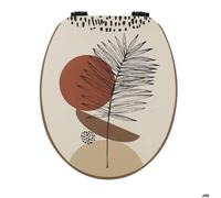 TENDANCE Abattant WC en Bois déco Reconnect avec kit de Fixation