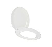 vidaXL Abattant WC à fermeture en douceur Libération rapide Blanc