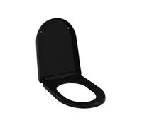 Abattant WC à fermeture en douceur Libération rapide Noir