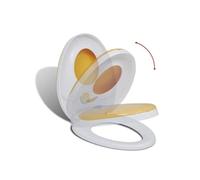 Abattant WC à Fermeture en Douceur pour Adulte Enfant Siège de Toilette 141766