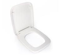 Abattant WC avec frein chute Blanc 43x43 cm