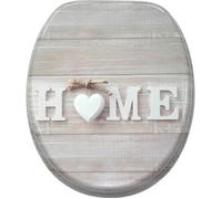 Abattant WC avec frein de chute et libération rapide Home- Montage facile par le haut