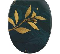 Sanilo Abattant WC avec frein de chute et libération rapide, Siège de WC amovible par simple pression sur un bouton, Montage facile par le haut (Luxury)