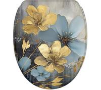 Sanilo Abattant WC avec frein de chute et libération rapide, Siège de WC amovible par simple pression sur un bouton, Montage facile par le haut (Tronela)