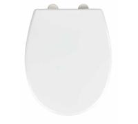 Abattant WC avec frein de chute - WENKO - Vorno Neo - Duroplastique - Blanc