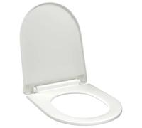 Abattant WC avec système d'abaissement automatique et design à libération | - Fermé, polypropylène, durable, facile à monter, facile à nettoyer, pour salle de bain, restaurant, hôtel