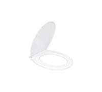 Abattant WC Basic Blanc - GENERIQUE - Universel - Entraxe de fixation universelle