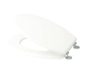 Abattant wc - Blanc - Charnières inox - MDF MSV