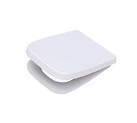 Abattant WC carré OLFA QUADRI descente assistée, Thermodur blanc
