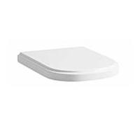 Laufen Lb3 siège WC classique H8956813000001 blanc , avec couvercle, mécanisme de fermeture amortie, charnières chromées