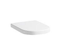 Laufen Lb3 siège WC classique H8956833000001 blanc , avec couvercle, mécanisme de fermeture amortie, charnières chromées