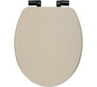 Abattant WC coloris lin à fermeture ralentie, 5Five Onyx