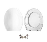 Abattant WC compatible avec Fish Faléri fixation par le haut thermodurcissable enveloppant blanc by HYDRO HOME
