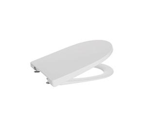 Abattant WC comptact rond Ona blanc mat