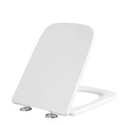 Abattant Wc Couvercle de toilette universel à fermeture douce, carré, couvercle lente, largeur 34 cm, longueur 40 49