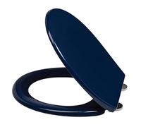 Abattant WC, Cuvette toilette avec double frein de chute, Lunette WC, Traitement antibactérien, Haute qualité et inrayable, GLOSSY ROSSIGNOL